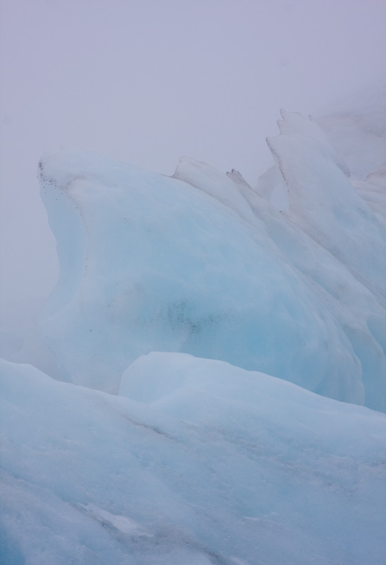 Seracs In Morning Fog